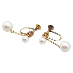 ミキモト イヤリング K14 ゴールド レディース MIKIMOTO 【中古】