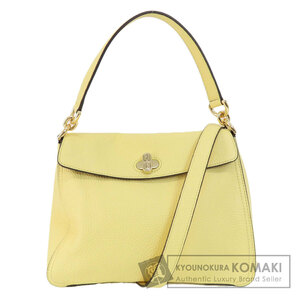 Furla フルラ ロゴ 2WAY ハンドバッグ レザー レディース 中古