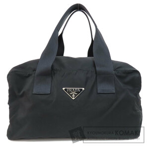 PRADA プラダ ロゴ金具 トートバッグ ナイロン素材 レディース 中古