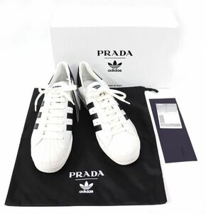 adidas × PRADA (アディダス × プラダ) SUPER STAR - CORE WHITE / スーパースター コアホワイト FW6680 未使用品 size 28cm □