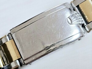 1円スタート☆ROLEX ロレックス 正規品 14K/SS YGコンビ リベットブレス FF58 USAエクステンション 純正パーツ