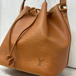 12 状態良好 LOUIS VUITTON ルイヴィトン エピ プチノエ ワンショルダーバッグ 肩掛けかばん レディース ブラウン系