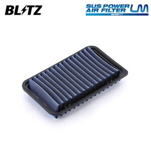 BLITZ ブリッツ サスパワー エアフィルター LM SS-23B ワゴンR MH22S H19.2～H20.9 K6A NA 59540