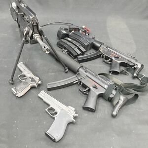 東京マルイ　WA 他　 電動ガン ガスガン エアガン　まとめて　5点/M92FS/HK MP5/FA-MAS 5.56-F1 SP873他　付属　追加写真有　R阿1015