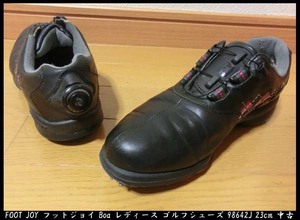 ■FOOT JOY フットジョイ Boa レディース ゴルフシューズ 98642J 23cm 中古　送料無料！