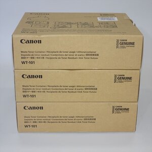 3箱 CANON キヤノン 回収トナー容器 WT-101 iR-ADV 4551Series用【送料無料! 未使用!! 純正!! 保証あり!! お買い得!!】 NO.5601