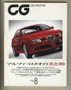 【c8990】04.8 カーグラフィック(CAR GRAPHIC)／アルファロメオの美と動、メルセデスベンツCL65AMG、ポルシェ911カレラS、...