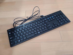 ☆★　DELL USB キーボード　ブラック　＜ジャンク＞