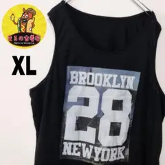 usa古着 BROOKLYNNYWYORK タンクトップ　XL ブラック