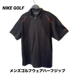 ★NIKE GOLF★メンズ ゴルフウェア ハーフジップ ロゴプリント