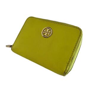 TORY BURCH トリーバーチ 小銭入れ 財布 イエロー ライムグリーン