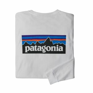 パタゴニア メンズ・ロングスリーブ・ P-6ロゴ レスポンシビリティー ＷＨＩ （Ｌ）