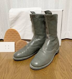 美品☆[GUIDI] 310 SOFT HORSE FULL GRAIN フルグレインホースレザー センタージップ アーミーブーツ 40 馬革 イタリア製 グイディ