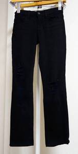 J BRAND PENCIL LEG912 SKINNY スキニーデニム 23 米国製 黒