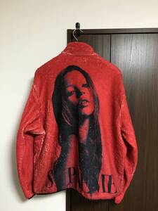 新品 L シュプリーム Supreme Kate Moss Fleece Jacket ケイトモス フリース ジャケット 24FW レッド 赤 