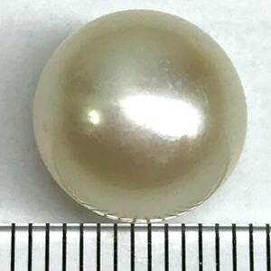 (南洋白蝶真珠12.755ct)j 約12.2×12.2mm ルース 裸石 宝石 south sea pearl 真珠 DC0/DC0 i