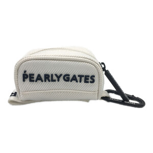 coco 中古 パーリーゲイツ PEARLY GATES ボールポーチ ホワイト 白 ボールケース レターパックプラス発送可 88235