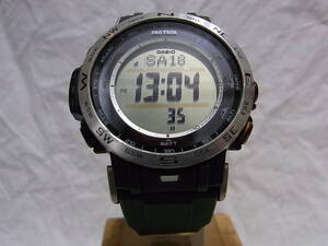 稼働 現状品 CASIO PROTREK PRW-30 カシオ プロトレック クォーツ デジタル 腕時計 【中古品】 