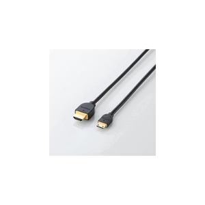 5個セット エレコム イーサネット対応HDMI-Miniケーブル(A-C) 1m ブラック DH-HD14EM10BKX5 /l