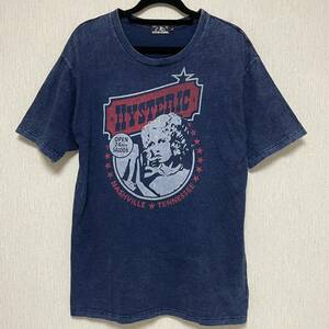 即決★HYSTERIC GLAMOUR ヒステリックグラマー デニム調 Tシャツ 美品 S 