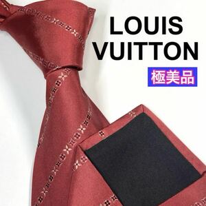 極美品 LOUIS VUITTON ルイヴィトン　ネクタイ　モノグラムフラワー