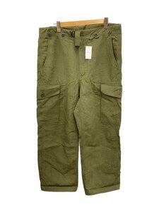 Nigel Cabourn◆M-47/カーゴパンツ/32/リネン/カーキ/無地/8040-00-50047