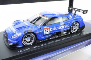 EBBRO NISSAN GT-R SUPER GT500 2015 CALSONIC IMPUL スーパーGT 日産 箱付 1/18 イニハレ