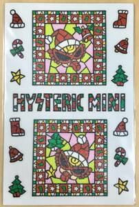 即決☆ヒスミニ☆正規品☆新品☆大判☆ステッカー☆クリスマス☆サンタMINI☆シール☆ヒステリックミニ☆HYSTERIC MINI