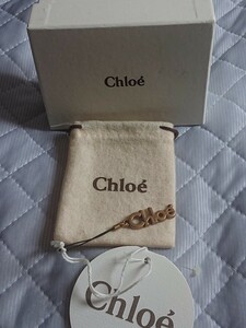 【Chloe】ロゴ ストラップ 携帯 新品未使用 自宅保管品 クロエ キーリング ノベルティ 