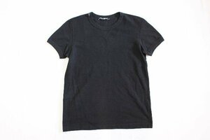 ドルチェ＆ガッバーナ DOLCE&GABBANA 鹿の子素材 カットソー ブラック 黒 半袖 [M] メンズ ドルガバ Tシャツ トップス　K61