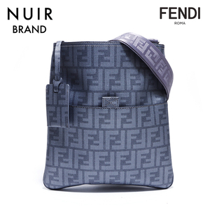 フェンディ FENDI ショルダーバッグ ズッカ キャンバス グレー