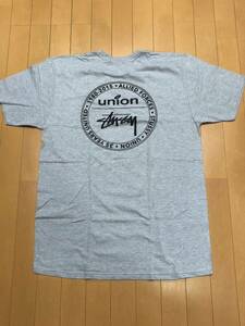 stussy x union コラボTシャツ Lサイズ 新品未使用品 Lサイズ stussy35周年記念