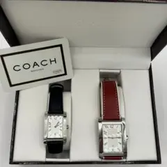 ［鑑定済］coach ペアウォッチ　腕時計　2本セット