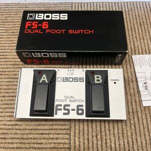 BOSS FS-6 デュアルフットスイッチ　ほぼ未使用