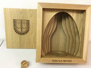 ★ ワイン 木箱 テソ ラ モンハ TESO LA MONJA / 木製 化粧箱 インテリア スライド蓋付き / グッズ コレクション