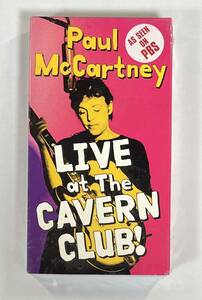 M5692◆PAUL McCARTEY◆LIVE AT THE CAVERN CLUB(VHS)未開封輸入盤