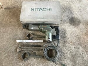 HITACHI KOKI 日立工機 H50SA ハンマドリル ハンマードリル 電動ハンマー 削岩機 ハツリ はつり 斫り 電動工具 100V アタッチメント付き