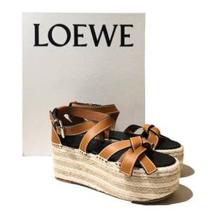 LOEWE Gate Wedge Sandal ロエベ ゲートウェッジ サンダル 39 店舗受取可