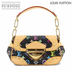 ルイ ヴィトン LOUIS VUITTON モノグラム マルチカラー マリリン ハンド バッグ ノワール M40128 ゴールド 金具 Marilyn 90248654