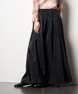 2023SS　CITYSHOP　シティショップ　 WASHER GATHER SKIRT / ワッシャーギャザースカート　ブラック　38