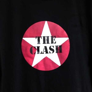 送込　The Clash ☆UK PUNK ザ・クラッシュ　半袖Tシャツ　黒　XLサイズ