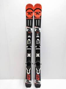 状態良好 ロシニョール/ROSSIGNOL PURSUIT 123 ミッドスキー 123cm 調整ビン付 LOOK　XPRESS 10 ケース付き[177] @140