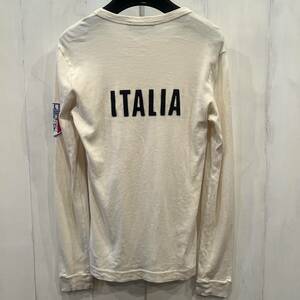 DOLCE&GABBANA ドルチェ&ガッバーナ　サイズ44 長袖Tシャツ ロンT イタリア製 ドルガバ　ワッペン　ITALIA