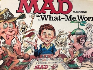 再値下げ!! 80s マッド マガジン / ボードゲーム MAD MAGAZINE / PARKER BROTHERS 社製 アルフレッド E.ニューマン 昭和 レトロ V9