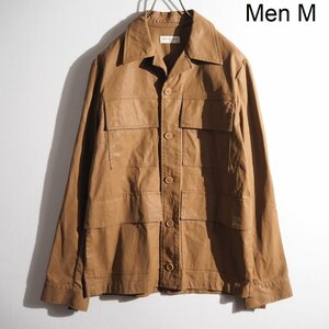 C2129P　▼DRIES VAN NOTEN ドリスヴァンノッテン▼　22SS コーティング コットン ジャケット ブラウン M 春秋 rb mks