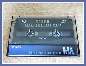 TDK メタルカセットテープ MA METAL 110 使用済み