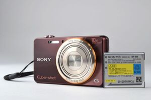 【動作良品】ソニー SONY Cyber-shot DSC-WX100 ブラウン コンパクトデジタルカメラ バッテリー 動作確認済