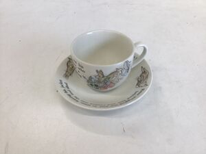 ●代PTB025-80 Wedgwood ウェッジウッド peter rabbit ピーターラビット カップ＆ソーサー 181 コーヒーカップ 茶器 洋食器 /y