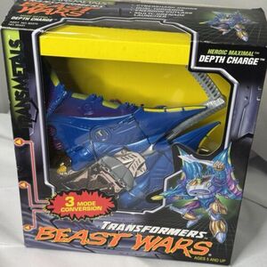 Hasbro Transformers Beast Wars Transmetals Depth Charge Misb Action Figure C 海外 即決