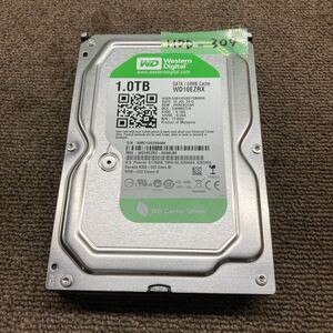 HDD-309 激安 HDD1TB 3.5インチ SATA 21152時間 内蔵HDD WD WD10EZRX-00A8LB0 Crystaldiskinfoにて正常品 中古